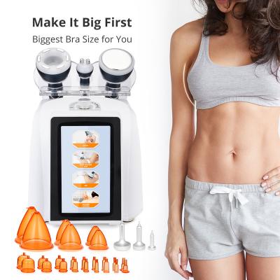 China Pleasant Large Body Arm Leg And Face Cup Vacuum Breast Enhancement RF Cavitation Body Sculpting Beauty Machine for sale