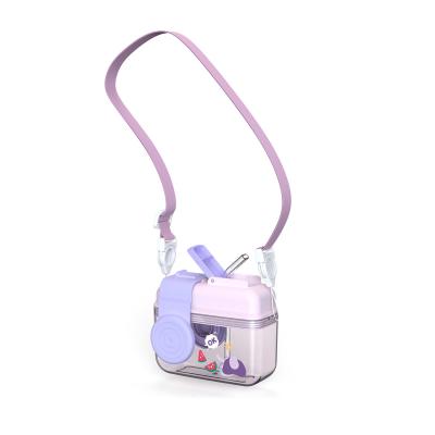 China Washable Camera water bottle for children TRITAN material with strap portable to carry for sale