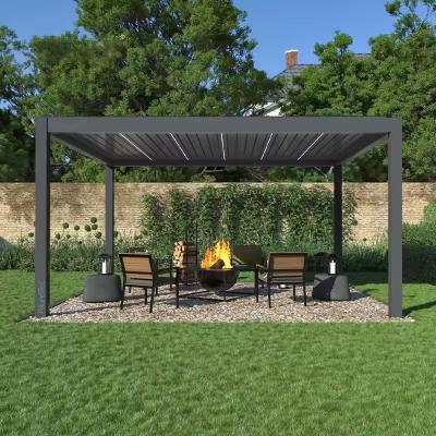 China Seating Area Dining Space and Garden Retreat in One Aluminium Pergola Modern and sleek for sale