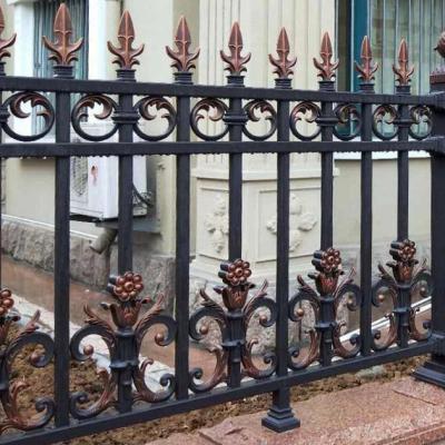 China Modern Metal Railing Design Decorative Steel Fence Railing / Staircase Deck Railing And Handrails for sale