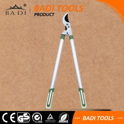 China Mini Speed ​​Anti-skid Action Handle Bypass Branch Lopper Aluminum Pruner Shear for sale