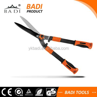 China Anti-Slip Handle Garden Tool Collection - Hedge Shears for Trimming Boundaries with Wavy Carbon Steel Blade, Aluminum Handle with Comfort Grips for sale