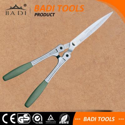 China Carbon Steel Garden Plant Anti-Slip Pruning Scissors Handheld Handle Drop Forged Hedge Shear for sale