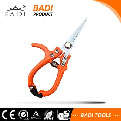 China Anti-Slip Straight Handle Garden Rose Pruning Shears Scissors Hand Pruners Blades For Flower Arranging Plant Trimming Fruit Harvest for sale