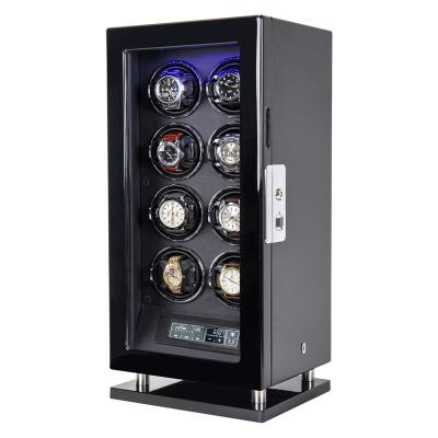 China EU/US/UK Eco-friendly Dukwin Fingerprint Lock 12-Pointing Position Mabuchi Motor Luxury Watch Winder for sale