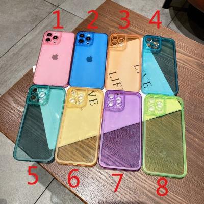 China Bling Shockproof Soft Case Back Tpu Sale Transparent Colorful Case For Mobile Phone Shell For Iphone 7 Cover 8Plus For Iphone 12 13 mini for sale