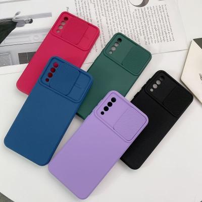 China Wholesale Shockproof TPU Shockproof Slide Camera Protect Cell Phone Case For Samsung A51 A52 A32 A22 A01 A02S A30S S21 Series Plus Cover for sale