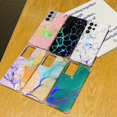 China Amazon Marble TPU Shockproof Mobile Phone Case For Samsung S22 Ultra S30 Plus Soft Touch Liquid Silicone Cover For Samsung Note 20 A51 A71 for sale