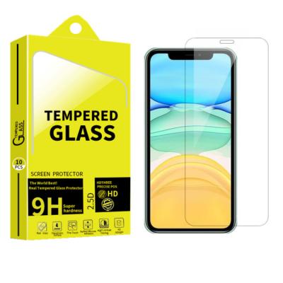 China High Quality Anti-fingerprint 9h Clear Tempered Glass Screen Protector For Iphone11 11pro Max 11mini Screen Protector For Samsung Xiaomi Huawei for sale