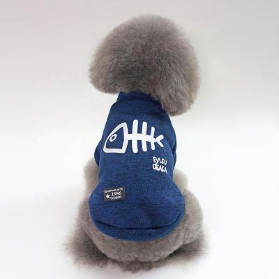 China Sustainable Pet Products Fall And Winter Cotton Pure Color Dog Clothes for sale