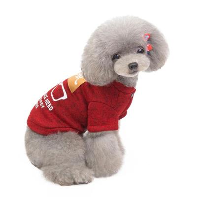 China Sustainable Fashion Dog Winter Clothes And Knit Dog Sweater for sale