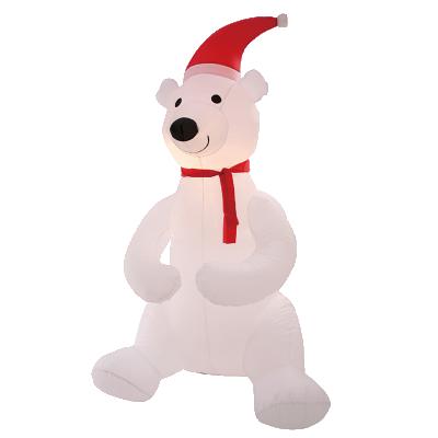 China Home.decoration supplies polar bear wholesale inflatable animal garden large christmas inflatable decoration for sale