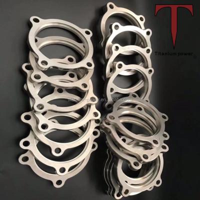 China High quality universal exhaust titanium flange gr2 titanium flanges titanium bung for sale