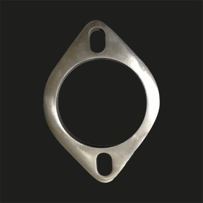 China Hot sale factory gr2 motorcycle automobile and motorcycle titanium exhaust flange 2 hole custom system for sale