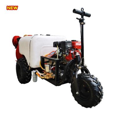 China Easy to operate three-wheel model sprayer orchard sprayer grapes riding agricultural machinery farm gasoline motor sprayer machine for sale