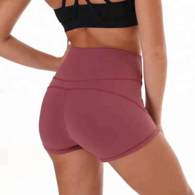 China Breathable Breathable Women Slim Soft Quick Dry High Waist Fitness Compression Booty Running Shorts for sale