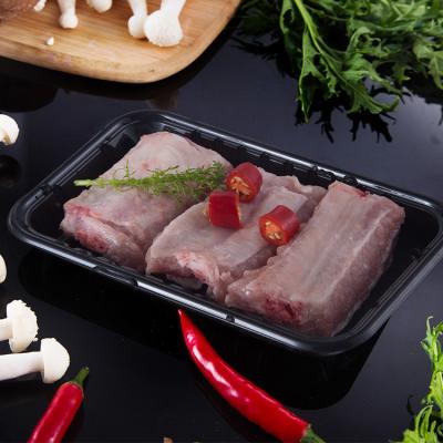 China Disposable Meat Tray PP CPET Frozen Food Microwavable Plastic Tray for sale