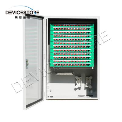 China FTTH Equipment Outdoor 12 Core Flange Optical Fiber Distribution Box GQL100-OOBD-12a for sale