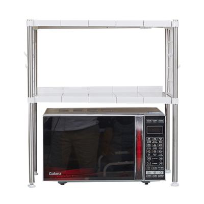 China 2021 High Quality Viable Metal Single Spice Baker Porcelain Rack Microwave Oven Rack Grill Rack Kitchen Serving Shelf for sale