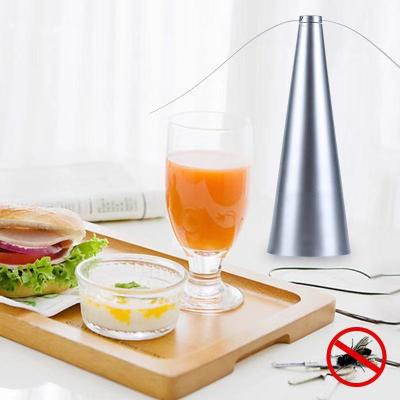 Cina table fly repellent shoo away trap battery anti tabletop bug deterrent repellent away AA baterie fly fan in vendita