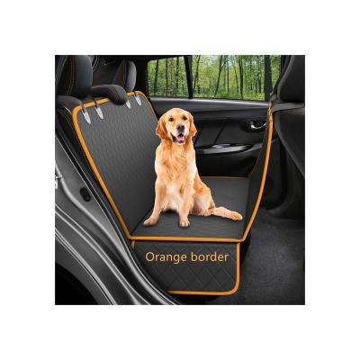 China Waterproof Pet 600d Oxford Cloth Dog Car Seat Cover Transportin Dogs Cats Travel Protector Waterproof Seat Cover for sale