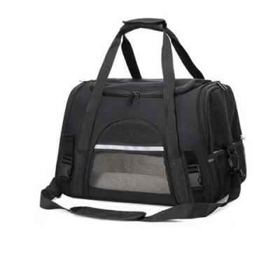 China Viable Hot Sale Pet Carrier Travel Airline Approved Cat Carrier Soft Sided Collapsible Small Portable Pet Travel Bag for sale