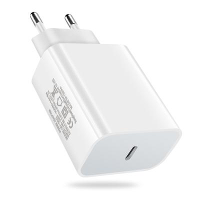 China Fast Charge 3 Times to 50% in Type-C Half Hour 18W Fast Charger 18w Usb Palladium Wall Charger Palladium Power Adapter Charger For Iphone for sale