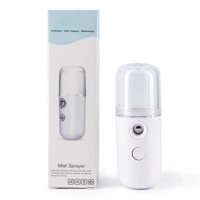 China Nano Sprayers DEEP CLEANSING Mini Facial Mist Facial Sprayer 30ml Automatic Electric Rechargeable for sale