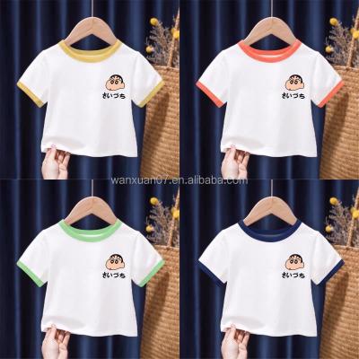 China Wholesale Boys Summer Breathable Fashionable Children's Clothing Cartoon Animal T-shirt Cartoon Children's Short Sleeve T-shirt for sale