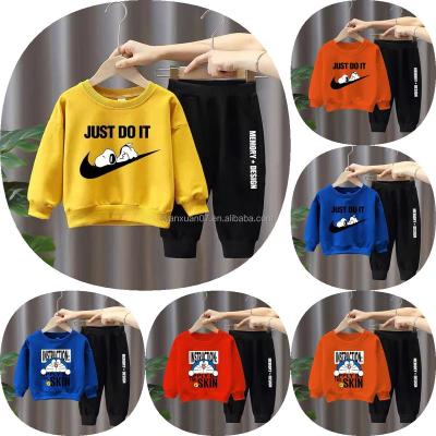 China 2023 New Autumn Long Sleeve Children's Clothing Set Casual Children's Sweater Set Children's Two Piece Set for sale