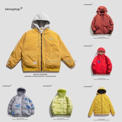 China 2023 New Winter Men's Anti-wrinkle Plush Cotton Padded Jacket Outdoor Sports Warm Ski Suit Mountaineering Suit for sale