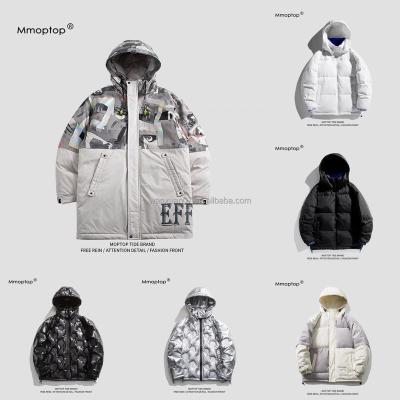 China Anti-wrinkle Factory Customized Cotton Clothes Winter Fashion Clothing Wholesale Waterproof New Men's Hooded Jacket for sale