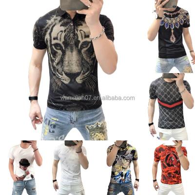 China Popular men's short sleeve T-shirt men's short sleeve T-shirt manufacturer quality guarantee moderate price men's short sleeve T-shirt for sale