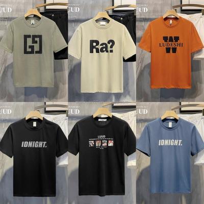 China Factory Customized T Shirt Men's Short Sleeve Sports Short Sleeve Heavy T-Shirt Oversized Round Neck T-Shirt for sale