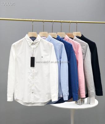 China Oxford Summer Slim Fit Anti-pilling Men's Formal Shirt Long Sleeve Kamisa Men's Formal Shirt for sale