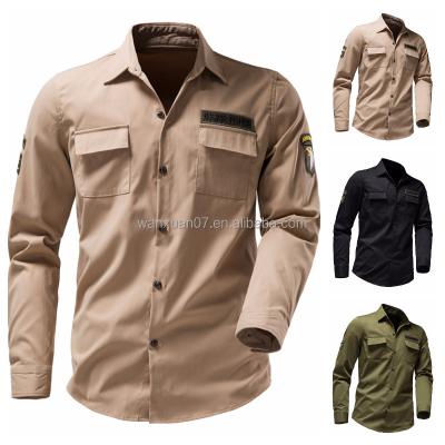 China Tactical Uniform Men's Office Anti-Pilling Long Sleeve Camouflage Combat Outdoor Shirt for sale