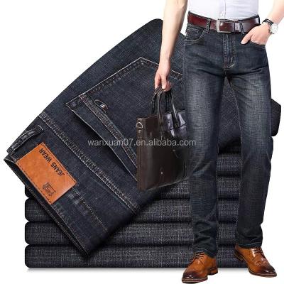 China Viable Wholesale Customization Men's Jeans Denim Slim Cotton Slim Pants Fashion Denim Men's Blue Jeans Plus Size Pants for sale