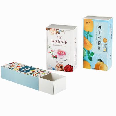 China Recycled Materials Luxury Printing Cardboard Mini Sliding Drawer Cosmetic Box For 60ml 100ml Perfume Bottle for sale