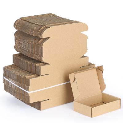 China Recycled Materials Wholesale Strong And Durable Custom Cardboard Paper Small Corrugated Cardboard Paper Packaging Paper Gift Boxes for sale