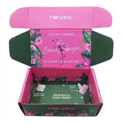 China Recycled Materials Beauty Box Packaging Customized Announcement Boxes Colorful Logo Printed Durable Apparel Packaging Custom Mailing Boxes for sale