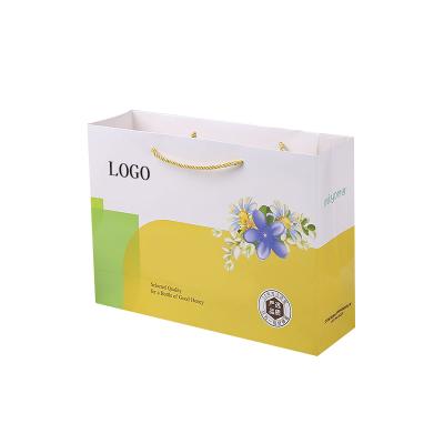 China Recyclable Custom Design Paper Bag With Logo Printing Reusable Kraft Paper Bags With Handles Multi Size Color Shopping Paper Bags for sale