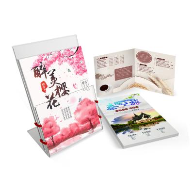 China Professional Business.office.gift .promotion.etc A4 A5 A6 size flyer printing for advertising catalog booklet leaflet folder custom advertising printing for sale