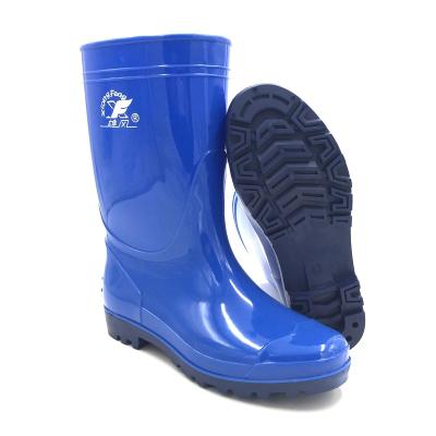 China Portable/Comfortable/Waterproof Blue Wholesale Cheap Cleaning Water Proof PVC Gum Rubber Boots HN304 for sale