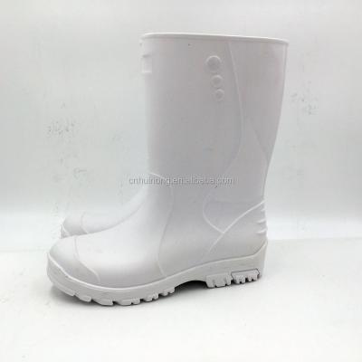 China Lady Food Industry Boots Protective Custom Kitchen White Work Wellington Ruby Boots HN-201F for sale