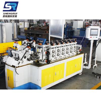 China Factory Hot Sale Profile Steel Circle Locking Ring Car Roll Forming Machine Flange Making Machine for sale