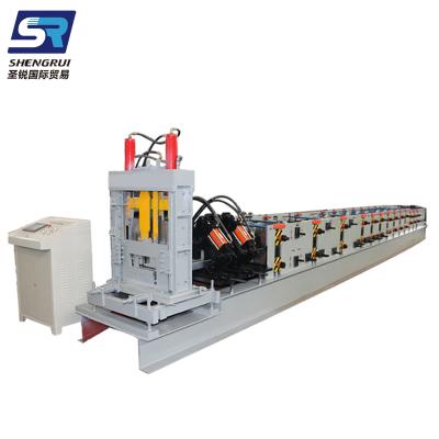 China Factory With High Precision CZ Channel Profile Automatic Punching Roll Forming Machine for sale