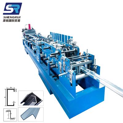 China Factory Metal Building Steel C Z Frame Sections Profile Purlin Roll Forming Machine for sale