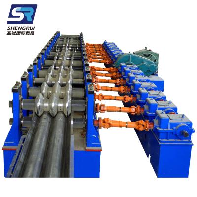 China Factory 2 Or 3 Waves Standing Seam Road Guardrail Roll Forming Machine For Safety for sale