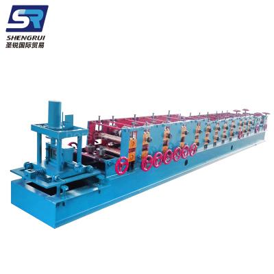 China Factory Easy Operation CZ Channel Profile Roll Forming Machine With Punching Machine for sale