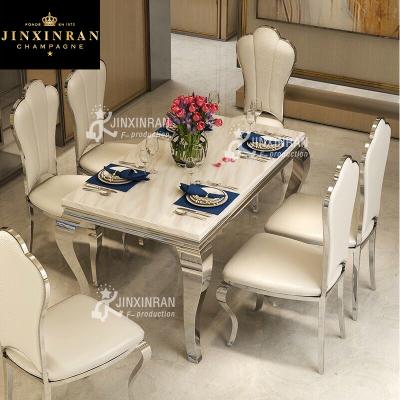 China Modern Wedding Furniture Metal Frame Dining Chair New Design Hotel Furniture Gold Stainless Steel Dining Chair for sale